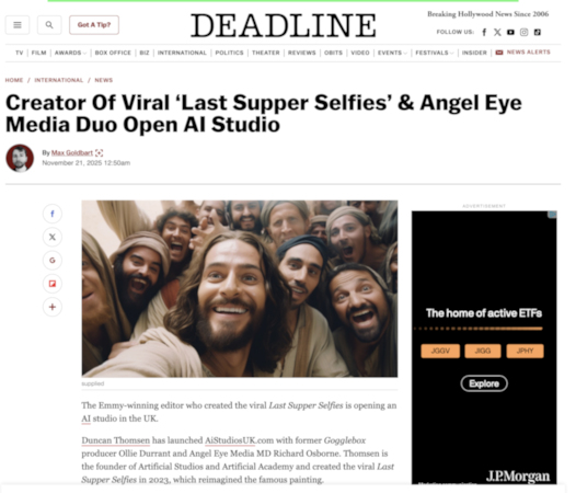 Deadline - Ai Artificial Studios Duncan Thomsen Ai Video Artist